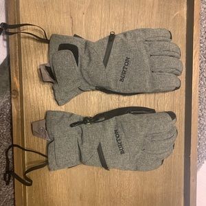 Grey Burton Gloves